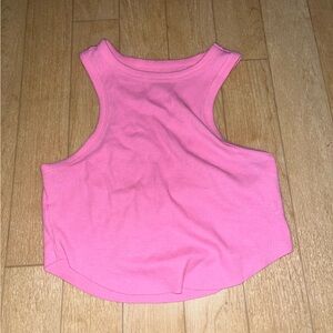 Pink crop top